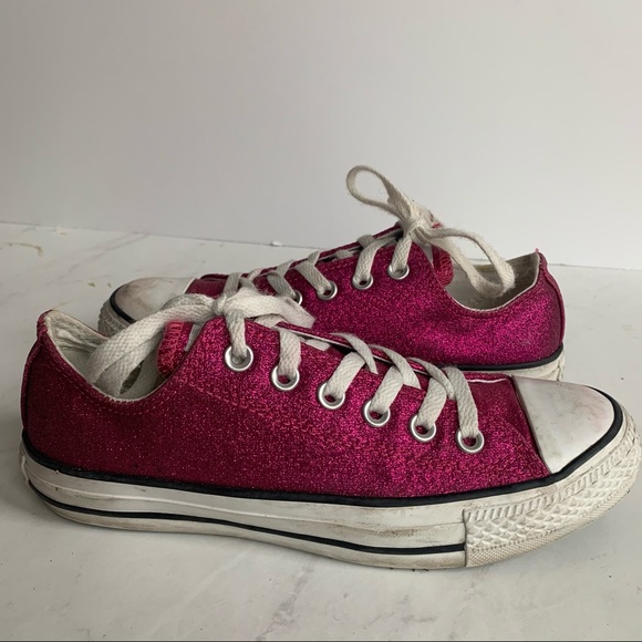 Glitter Pink Converse - Picture 10 of 10